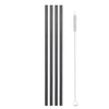 Reusable Metal Drinking Straws 4/8Pcs 304 Stainless Steel Sturdy Bent Straight Drinks Straw-nourish