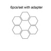 New Touch Sensitive Colorful Modular Quantum Lamp LED Night Light Hexagon Light Magnetic Assembly Wall Lamps-sanctuary