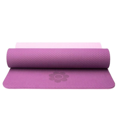 183*61cm 8mm Double Color No-slip TPE Yoga Mats Fitness Sports Exercise Yoga Mat Cover Towel Blanket With-practice