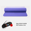 Tpe Yoga Mat With Position Line Fitness Gymnastics Mats Double Layer Non-slip Beginner Sport Carpet Pads 1830*610*6mm -practice