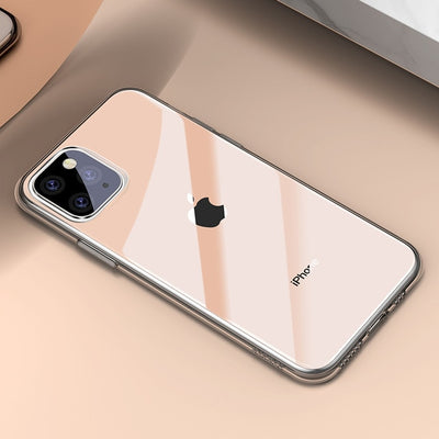 Baseus Phone Case For iPhone 11 Pro Max 11Pro Case Coque Transparent Ultra Thin Soft TPU Silicone Back Cover For iPhone-train