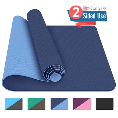 183x800x8mm TPE Yoga Mat With Double Sided Use Big Size Non Slip Carpet Mat -think