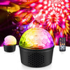 9W RGB LED Disco Ball Light Bluetooth Music Speaker Player DMX USB Laser Projector Stage Par Light with Remote-sanctuary