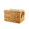 New Household Foldable Natural Japanese Garden Storage Basket Home Sundries Boxes Storage Corn Husk Woven -sanctuary