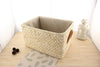 Simple corn husk storage basket finishing box desktop storage box snacks sundries cosmetics woven basket WF9021105-sanctuary