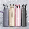 320ml/11oz Double Wall Thermos Water Bottle Stainless Steel Vacuum Flasks Cute Cat Fox Ear Thermal Coffee Tea Milk -hydrate