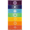 Fashion Rainbow Mandala Blanket Wall Hanging Tapestry Boho Strip Beach Travel Towel Summer Tassel Colorful Yoga Mat-practice