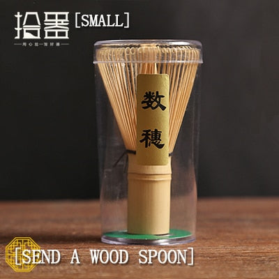 2019 Japanese Ceremony Matcha Suit Bamboo Whisk Matcha Green Tea Powder Chasen Tool Grinder -nourish